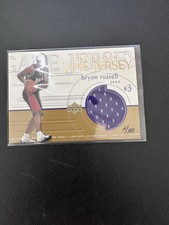 Camiseta 1999-00 Upper Deck Game Byron Russell Century Club /100 comprar usado  Enviando para Brazil