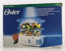 🆕 Oster 6,1 quartos 2 camadas vaporizador elétrico de alimentos e panela de arroz 5711 NOVA CAIXA ABERTA, usado comprar usado  Enviando para Brazil