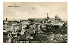 Loreto cartolina panoramica usato  Roma