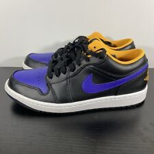 Tênis masculino Nike Air Jordan 1 Low Dark Concord 553558 075 tamanho 9 comprar usado  Enviando para Brazil