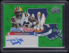 2025 Leaf Metal State Pride Prismatic Green Trey'Dez Green 1/8 Auto RC Rookie, usado comprar usado  Enviando para Brazil
