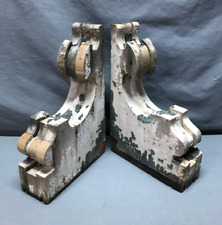 Pair antique wood for sale  Oneonta