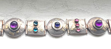 Pulseira vintage artesã Anne Besse Shepherd painel de ouro esterlina 14K - Como encontrado comprar usado  Enviando para Brazil