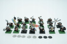 Używany, Warhammer Harlequin Miniatury Krasnoludy zestaw 19 vintage metalowych miniatur OOP na sprzedaż  PL