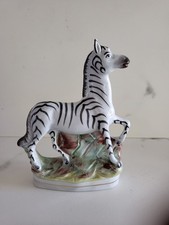Antique staffordshire zebra for sale  BARRY
