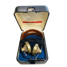 Usado, Fones de ouvido estéreo vintage Pioneer SE-L40 latão e couro do JAPÃO JUNK comprar usado  Enviando para Brazil