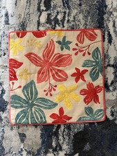 Flower embroidery throw for sale  FELTHAM