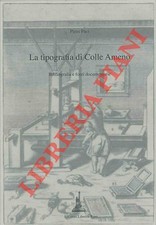 Tipografia colle ameno. usato  Italia