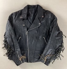 Vintage leather biker for sale  ROYSTON