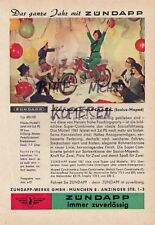 MÜNCHEN, Werbung 1955, Zündapp-Werke GmbH Super Combinette Sozius-Moped, usado comprar usado  Enviando para Brazil