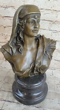 Bronze maiden bust for sale  Westbury