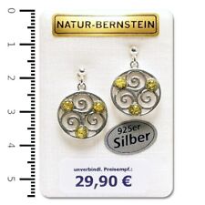 Natur bernstein hrringe gebraucht kaufen  Meldorf
