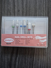 MAQUITA 7 peças brocas de cerâmica para unhas remoção profissional gel acrílico cutícula comprar usado  Enviando para Brazil