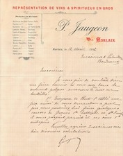 Morlaix lettre jaugeon d'occasion  Voiron