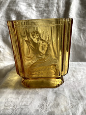 Vintage amber square for sale  LISKEARD
