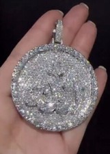 Pingente masculino de prata esterlina 925 moissanita real 4,60 ct personalizado Allah comprar usado Pingente masculino de prata esterlina 925 moissanita real 4,60 ct personalizado Allah comprar usado  Enviando para Brazil