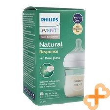 Usado, PHILIPS AVENT Garrafa de Vidro para Alimentação de Bebês "Natural" 120ml Tetinas em Forma de Peito comprar usado  Enviando para Brazil