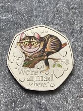 Cheshire cat 50p for sale  HYTHE