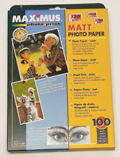 FOTOPAPIER 120g Photo Matt Coated HQ Inkjet A4 5 6 9x13 10x15 13x18 18x24 + 16:9 comprar usado  Enviando para Brazil