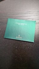Rolex libretto booklet usato  Italia