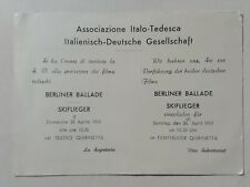 Cartolina berliner ballade usato  Roma