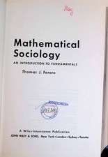 Mathematical sociology introdu gebraucht kaufen Mathematical sociology introdu gebraucht kaufen  Koblenz