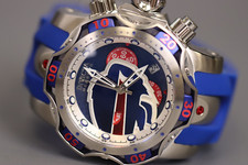 INVICTA 33064 NFL Masculino 52,5mm Aço Inoxidável + Alumínio Azul + Vermelho + Aço Azul, usado comprar usado  Enviando para Brazil