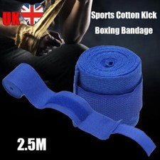 2 peças luvas de pulso 2,5 m esporte algodão kick boxe bandagem sandália (azul), usado comprar usado  Enviando para Brazil