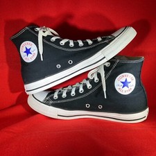 Converse Black All Star Chuck Taylor High Tops Masculino 10 /Feminino 12, usado comprar usado  Enviando para Brazil