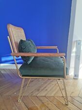 Fauteuil maison velours d'occasion  Pantin