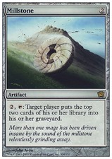 Mtg millstone pietra usato  Bari