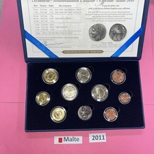 COFFRET BU MALTE 2011 SERIE DE 8 PIECES + 2 EURO COMMEMORATIVE 🇲🇹 comprar usado  Enviando para Brazil