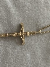 9carat gold crucifix for sale  BURNLEY