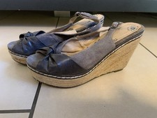Plateau sandaletten peeptoe gebraucht kaufen  Lünen