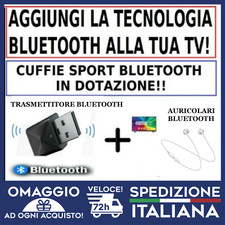 Trasmettitore bluetooth cuffie usato Trasmettitore bluetooth cuffie usato  Italia