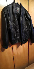 Herren lederjacke schwarz gebraucht kaufen  Bonn