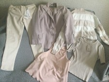 Beige clothes bundle for sale  WIGSTON