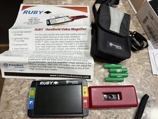 Lupa de vídeo portátil Freedom Scientific RUBY XL HD 5"" com estojo LEIA TUDO comprar usado  Enviando para Brazil