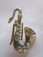 Saxophone brooch costume for sale  STOURBRIDGE