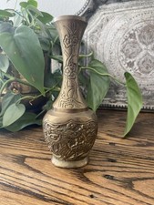 Vintage brass vase for sale  Lakeport
