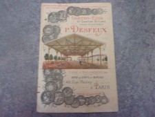Publicité cartonnée desfeux d'occasion  Cosne-Cours-sur-Loire