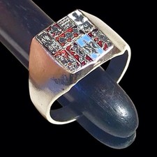 chevaliere bague blason d'occasion  Nantes-