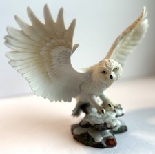 Usado, Boneco Lenox porcelana coruja nevada 1989 The Garden Birds Collection, feito no Japão comprar usado  Enviando para Brazil