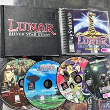 Lunar Silver Star Story Complete (PS1 PlayStation 1) completo na caixa com livro comprar usado  Enviando para Brazil