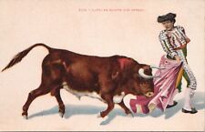 PC ilustrado Bull Fighting Espanha ou México "Capeo de Trente por Detras" 1910 comprar usado  Enviando para Brazil
