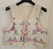 Vintage embroidered daisies for sale  SWANSEA