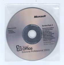 SERVICE PACK 2 Microsoft OFFICE Edizione Professionale 2003 Pc software Italia na sprzedaż  Wysyłka do Poland