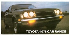Toyota range 1978 for sale  UK