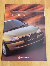 1997 Vauxhall Corsa Brochure inc. Sport, CDX comprar usado  Enviando para Brazil