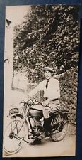 Photograph man motorcycle d'occasion  Expédié en Belgium